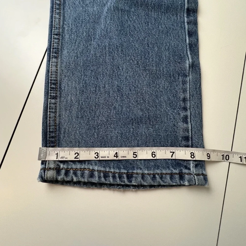 Levi's 505 Jeans Men's 36x32 Straight Leg Blue Denim Regular